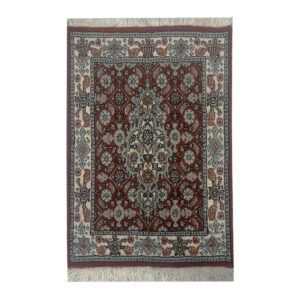 Tapete Persa Vermelho Decorativo Mood 60x40cm Ideal para Espaços Modernos