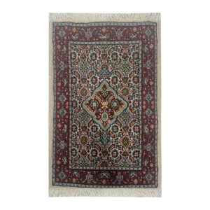 Tapete Persa Vermelho Mood Decorativo 60x40cm Beleza Clássica para Casa