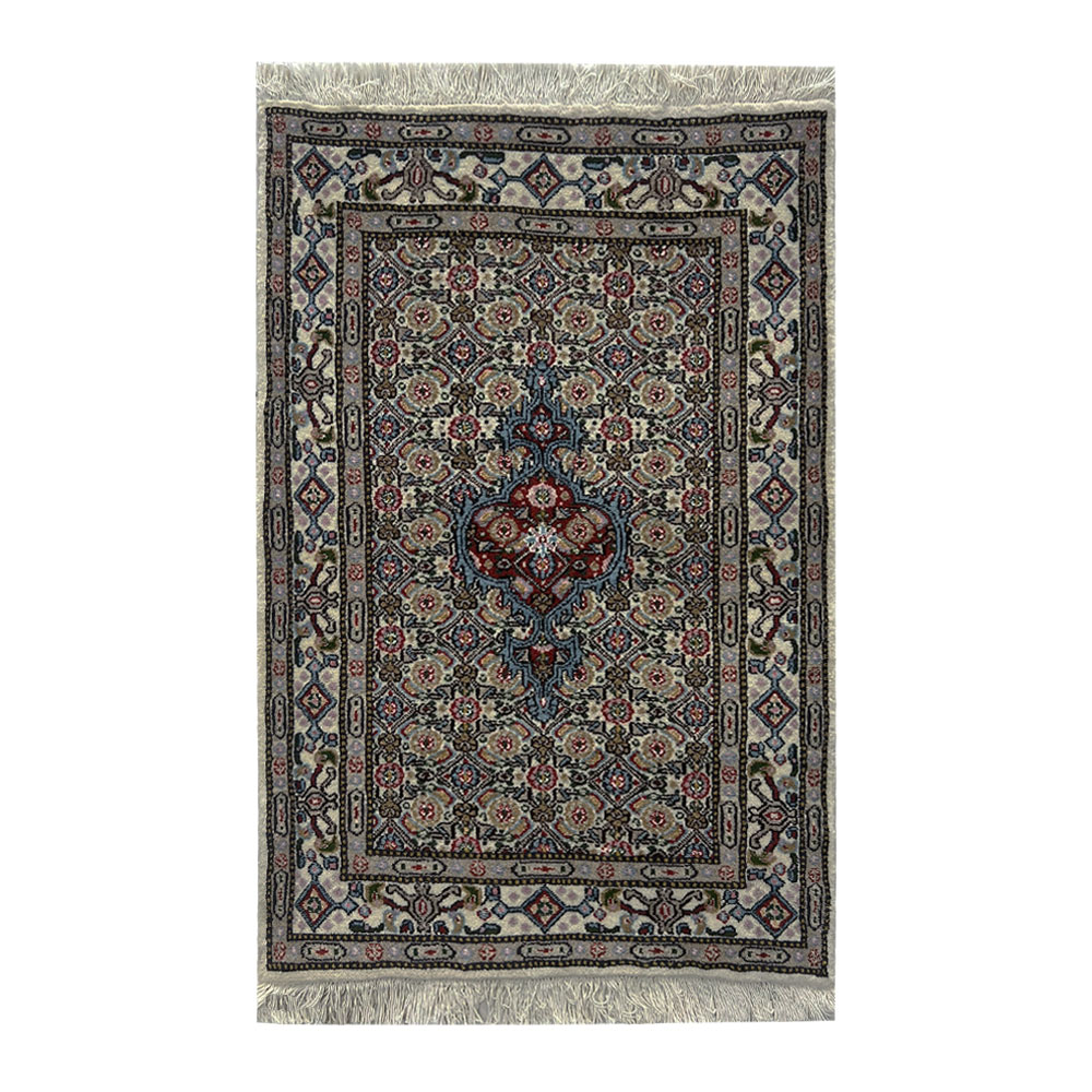 tapete Persa Mood Bege 0,87x0,63 Conforto em um Design Único
