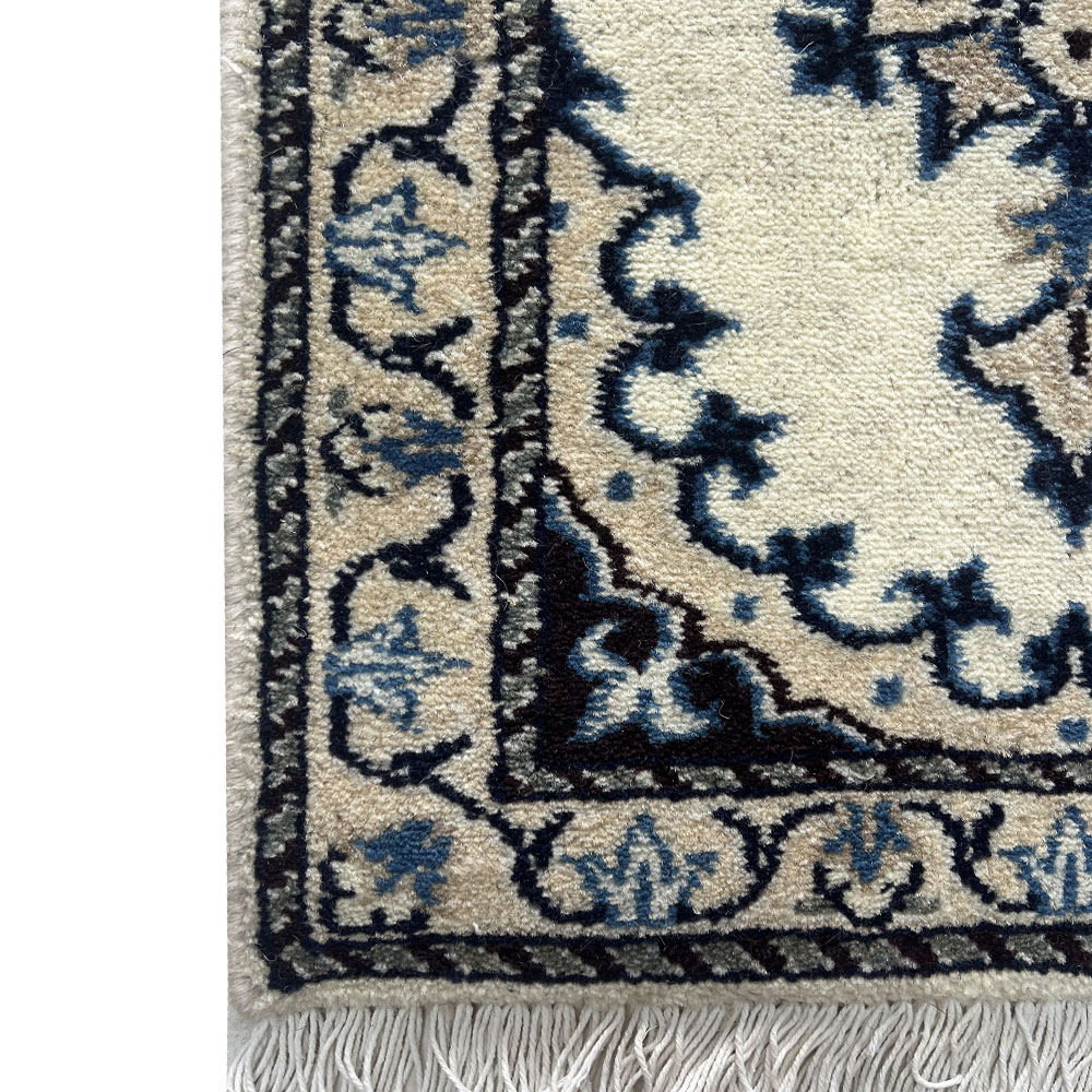 Tapete Persa Nain Bege Decorativo para Sala e Hall 63x41cm - Image 5