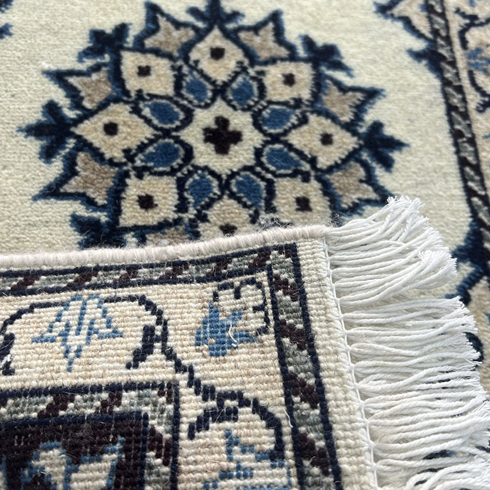Tapete Persa Nain Bege Decorativo para Sala e Hall 63x41cm - Image 4