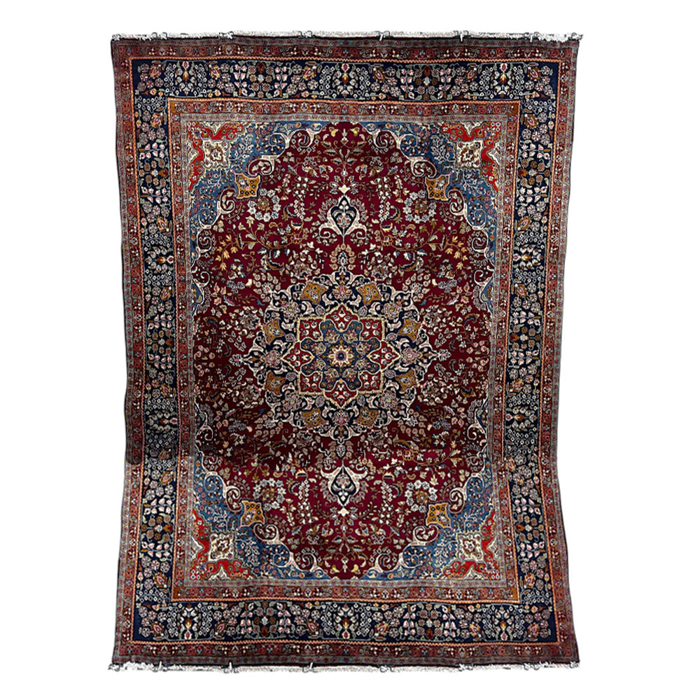 Tapete Persa Sabzawar Colorido Luxo 3,86x2,95cm