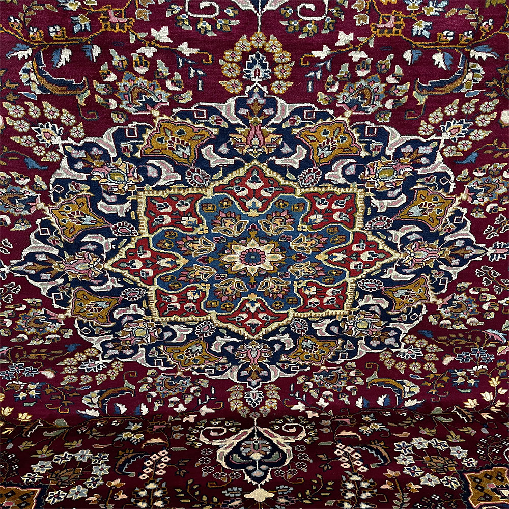 Tapete Persa Sabzawar Colorido Luxo 3,86x2,95cm - Image 3