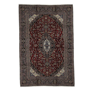 Tapete Persa Kashan Vermelho Elegância no Lar 4,10x2,95cm