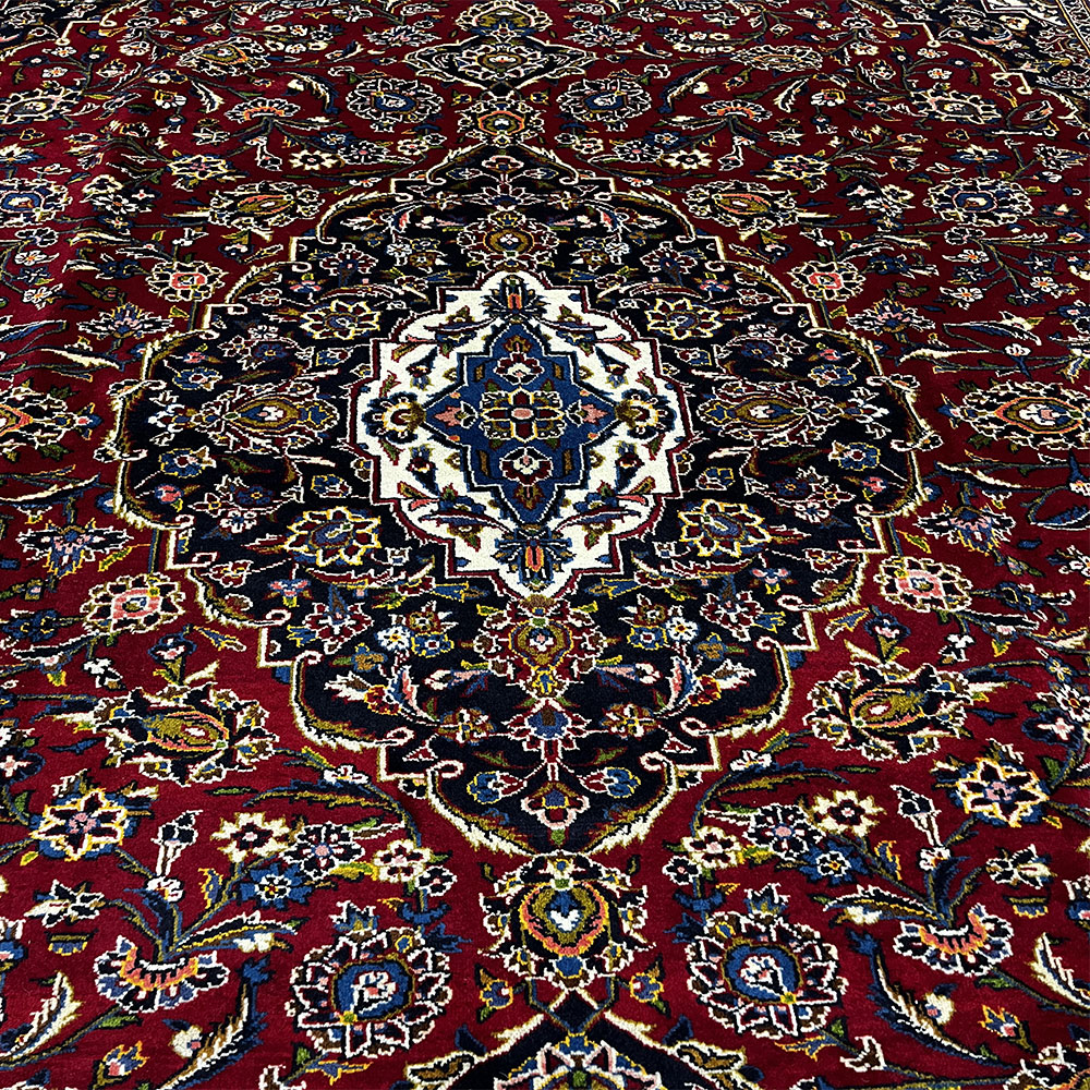 Tapete Persa Kashan Vermelho Elegância no Lar 4,10x2,95cm - Image 3