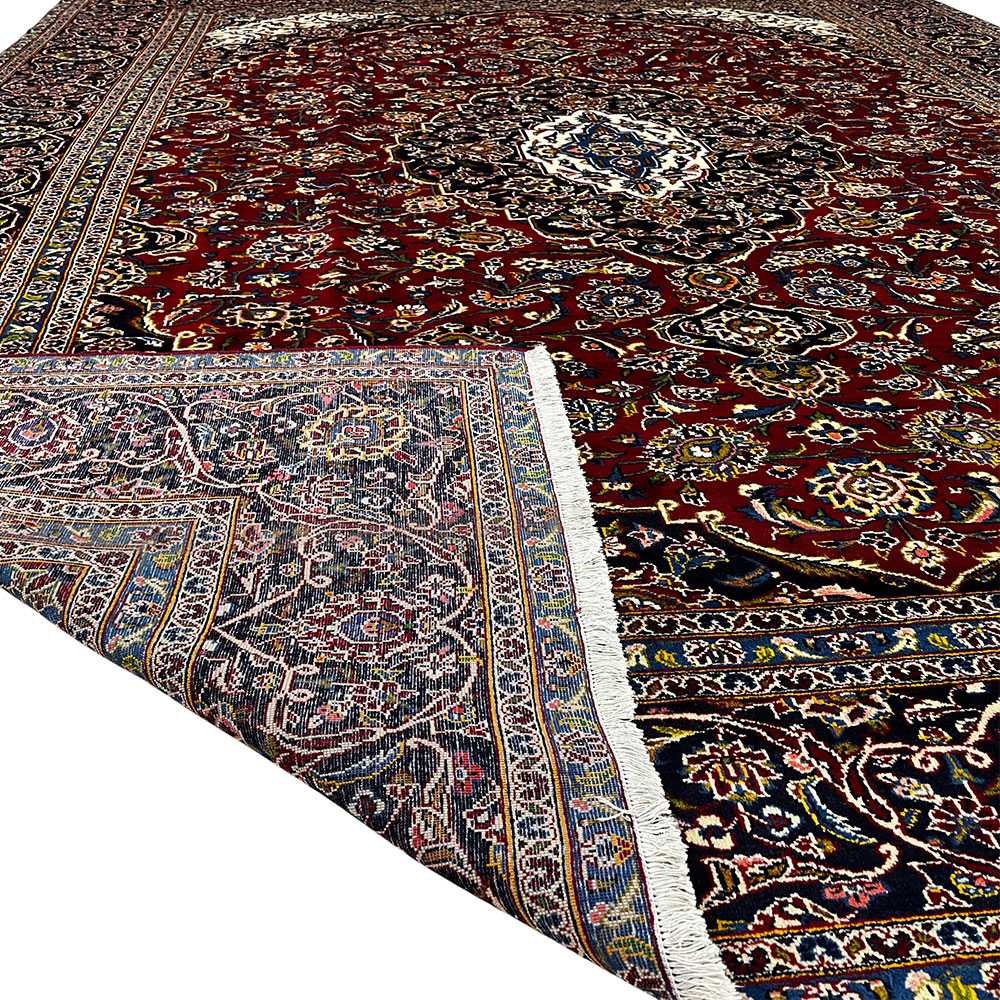 Tapete Persa Kashan Vermelho Elegância no Lar 4,10x2,95cm - Image 4