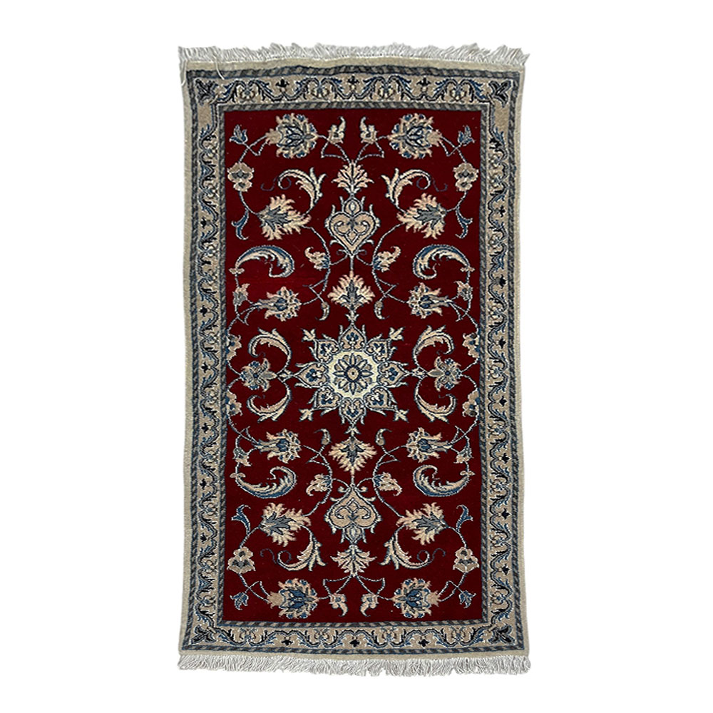 Tapete Persa Nain 1,40 X 0,70m