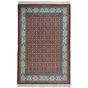 Tapete Persa Mood Vermelho 1,50x0,97cm Sala Quarto e Hall