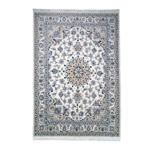 Tapete Persa Nain Bege 2,55x1,70cm para Sala e Quarto