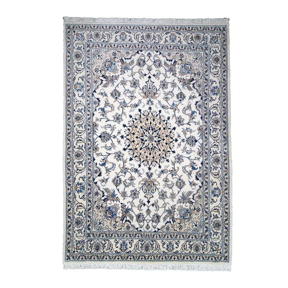 Tapete Persa Nain Bege 2,55x1,70cm para Sala e Quarto