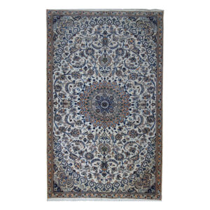 Tapete Persa Nain Bege 2,45x1,45 Conforto e Estilo