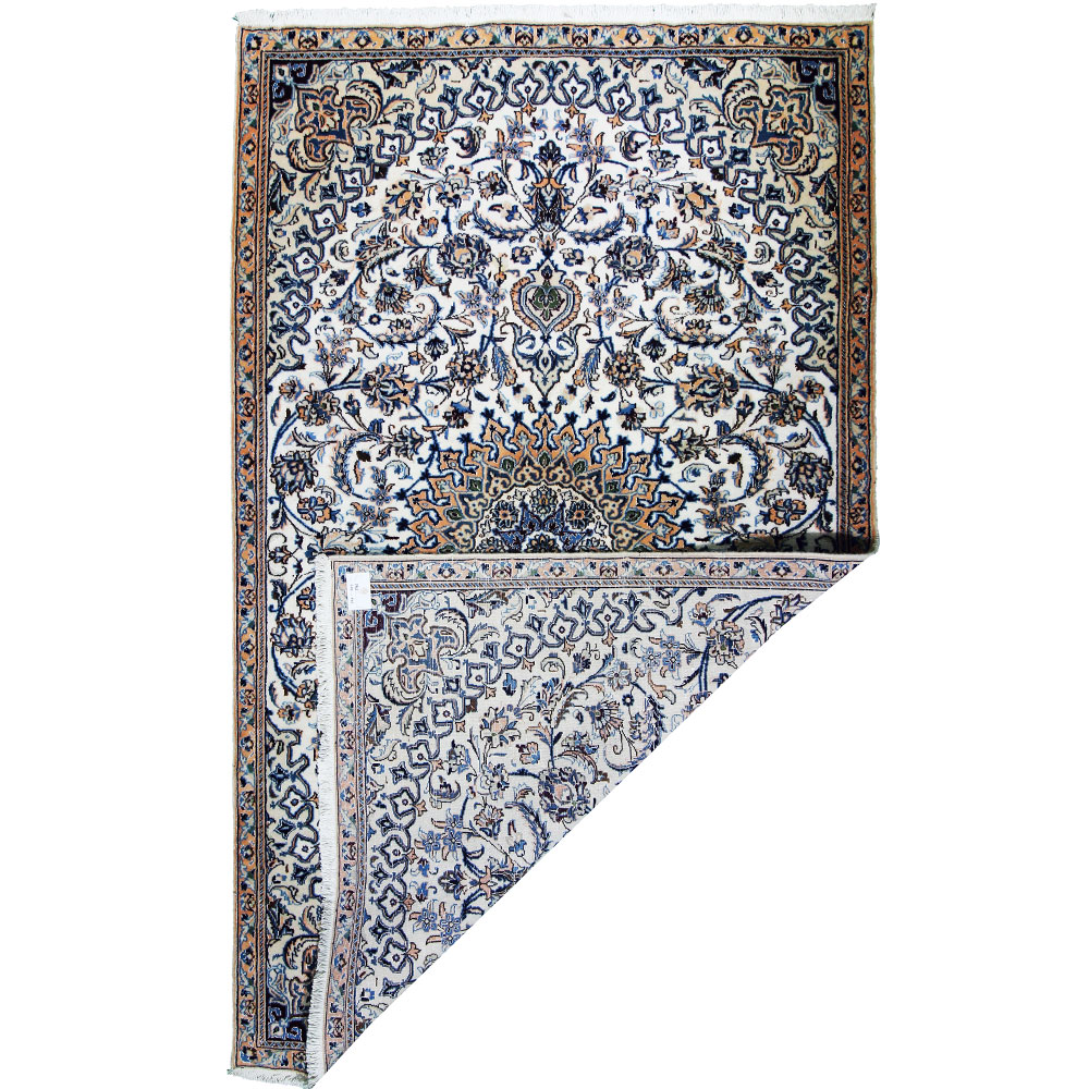 Tapete Persa Nain Bege 2,45x1,45 Conforto e Estilo - Image 3
