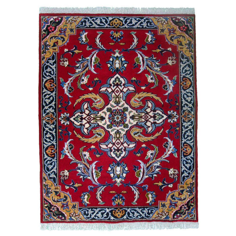 Tapete Persa Najafabad Vermelho 1,70x1,30 Conforto