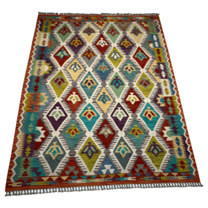 Tapete Kilim Afegão 2,39 X 1,74m