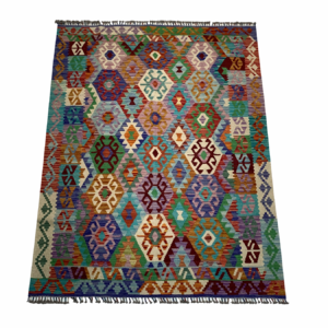Tapete Kilim Afegão 1,99 X 1,53m