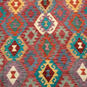 Tapete Kilim Afegão 2,43 X 1,76m