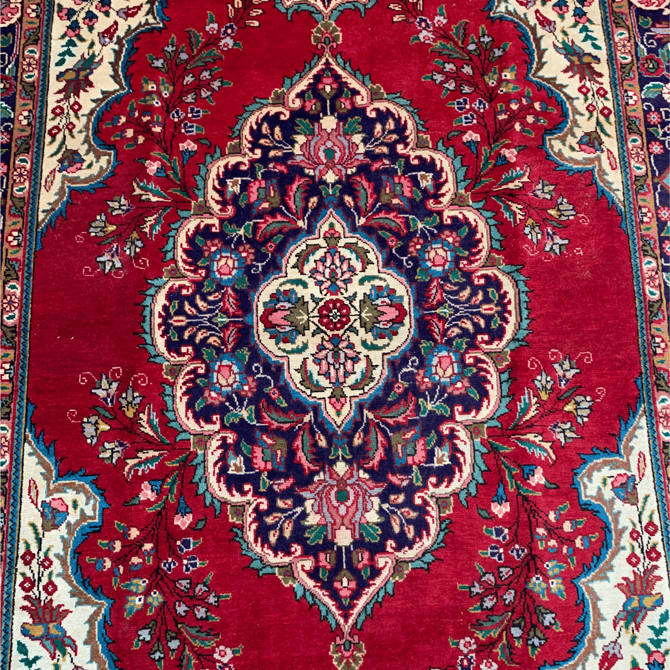 Tapete Persa Tabriz 2,89 X 1,93m - Image 5