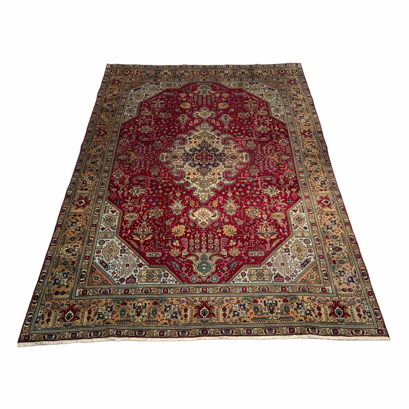 Tapete Persa Tabriz 3,64 X 2,55m