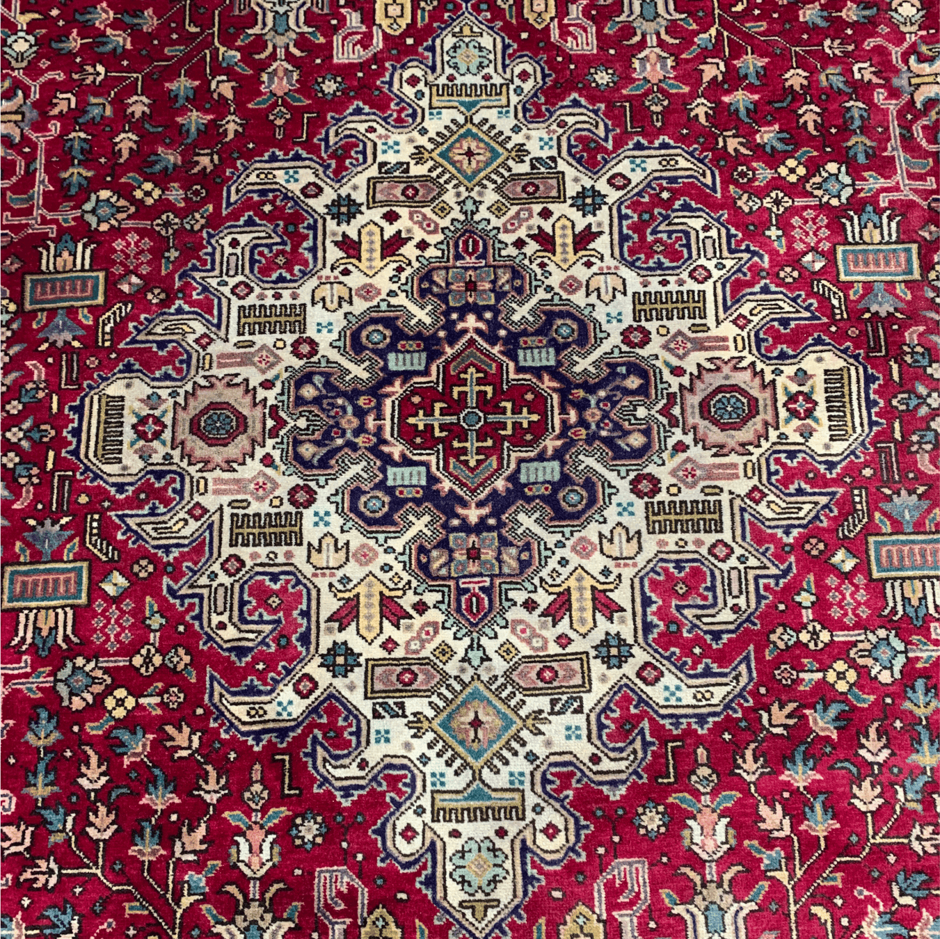 Tapete Persa Tabriz 3,64 X 2,55m - Image 5